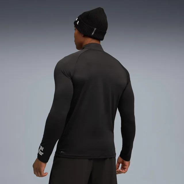 MEN'S 1/4 ZIP - black