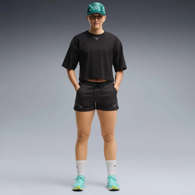 WOMEN'S PWRMODE WOVEN SHORT - black