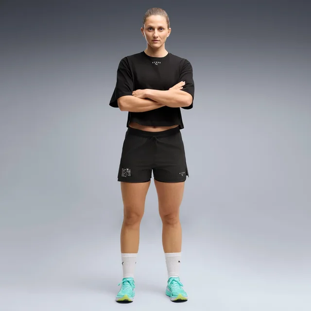 WOMEN'S 3" 2in1 SHORT - black