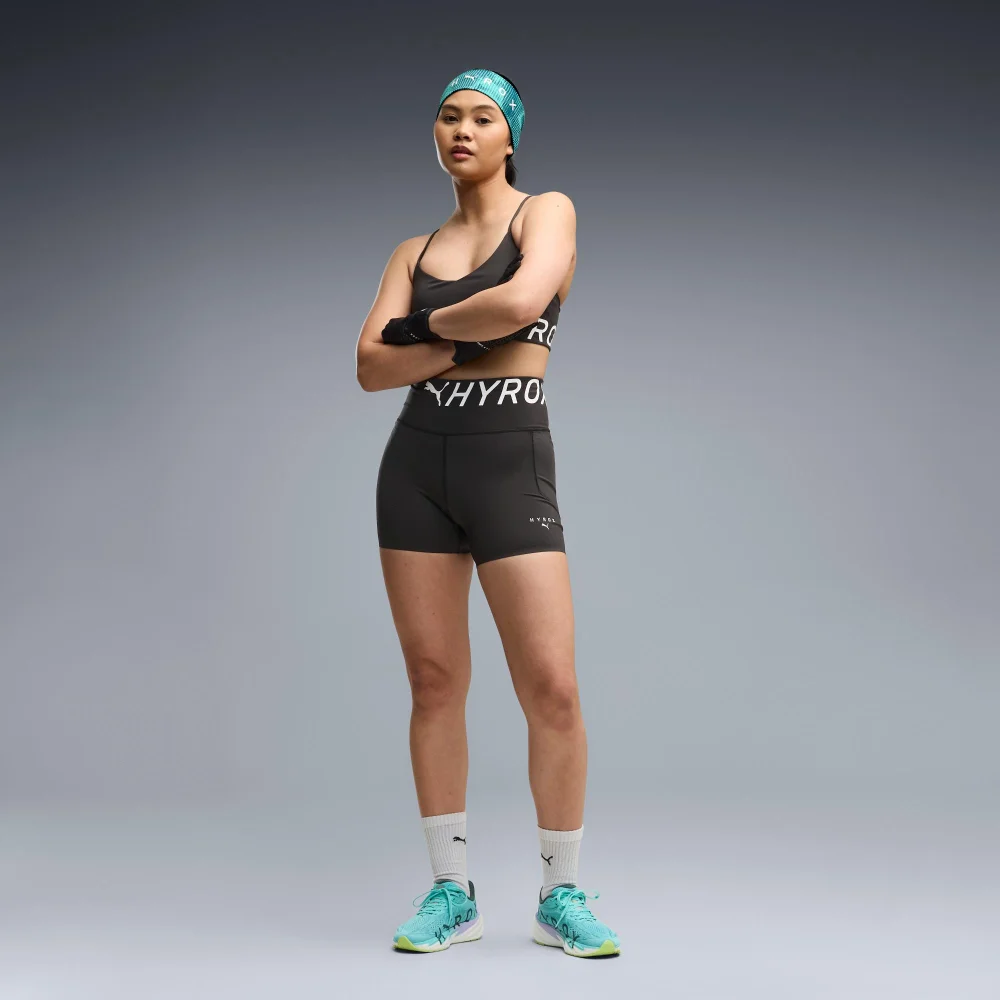 WOMEN'S PWRMODE 4" SHORT TIGHT - black - XXS Image 1
