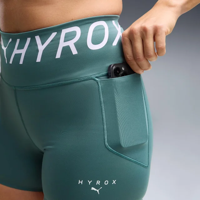 WOMEN'S PWRMODE 4" SHORT TIGHT - green