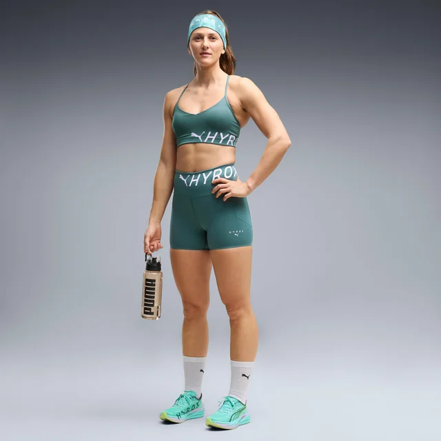 WOMEN'S PWRMODE 4" SHORT TIGHT - green