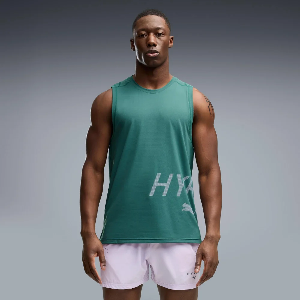 MEN'S PWRMODE TRAINING TANK - green - XS Image 1