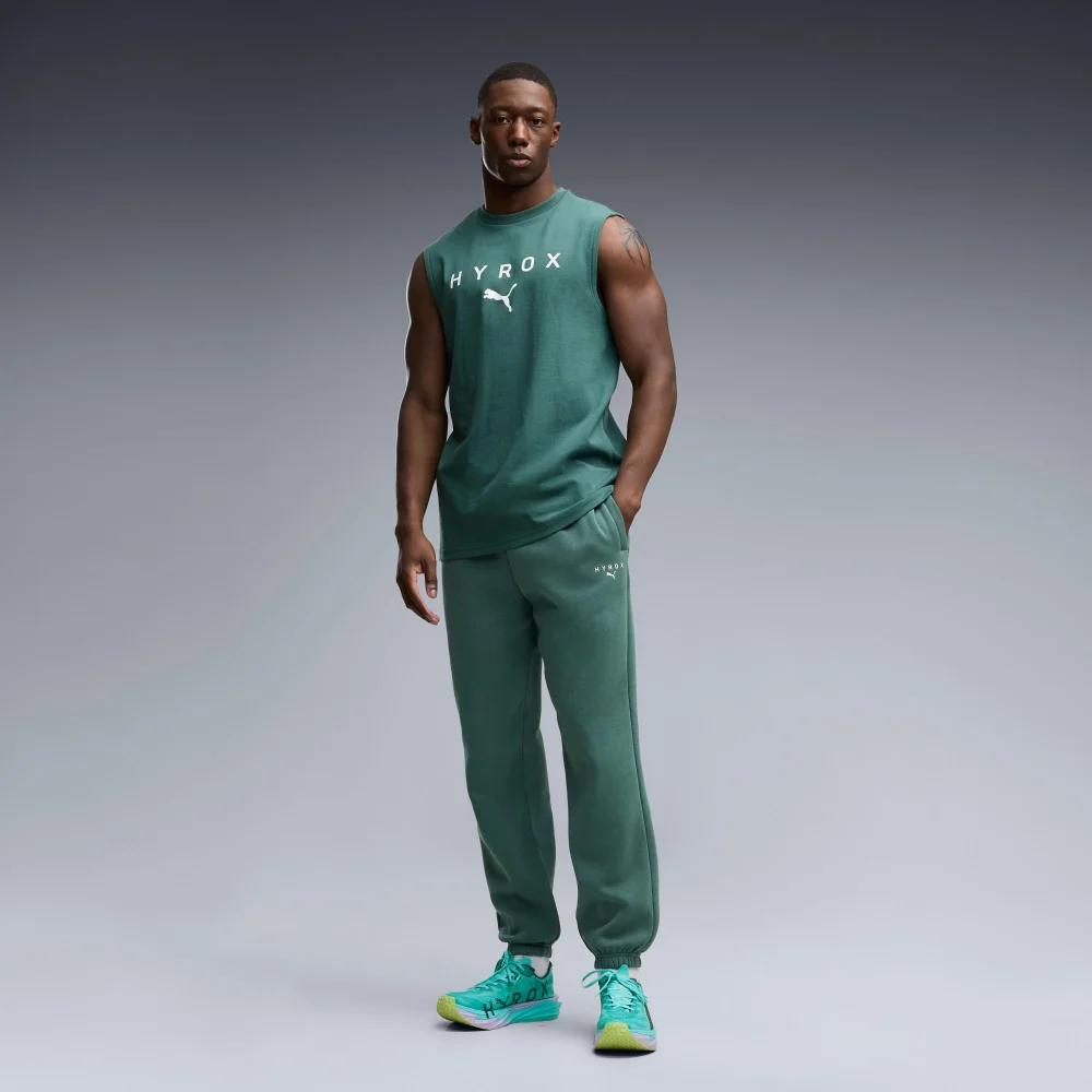 UNISEX FLEECE SWEATPANT - green - XS Image 1
