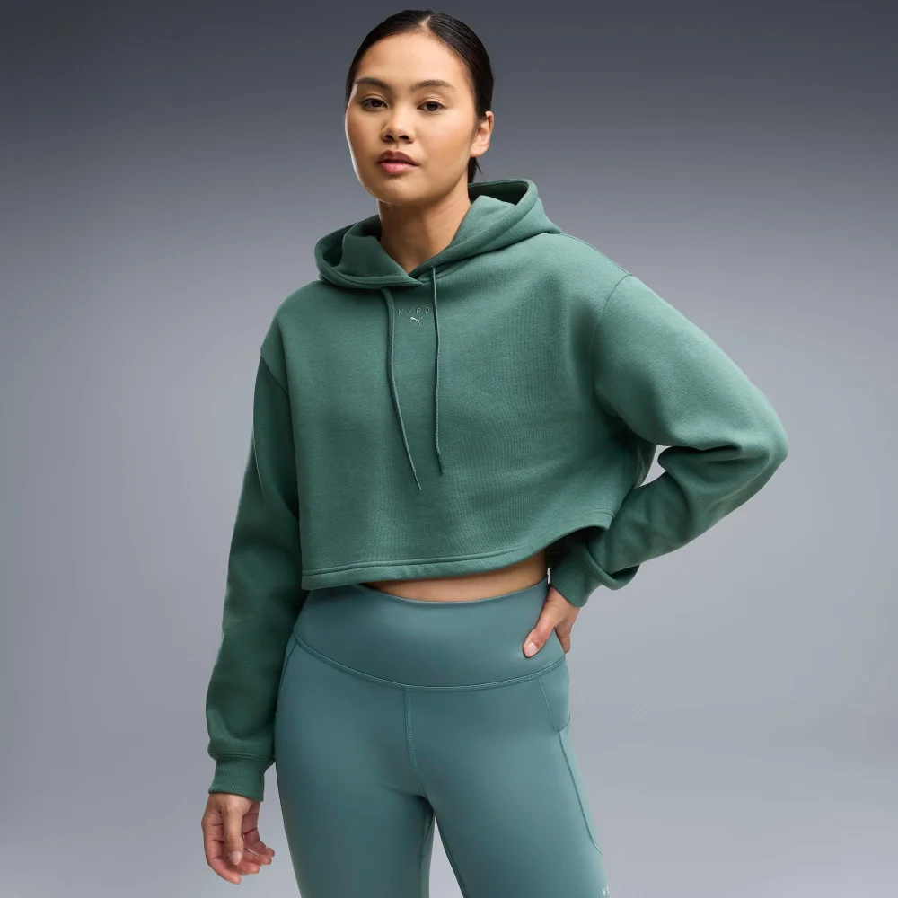 WOMEN'S HEAVYWEIGHT HOODIE - green - XXS Image 1