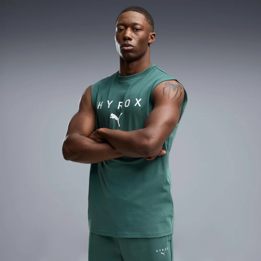 UNISEX CUTOFF TANK - green - XS Image 1