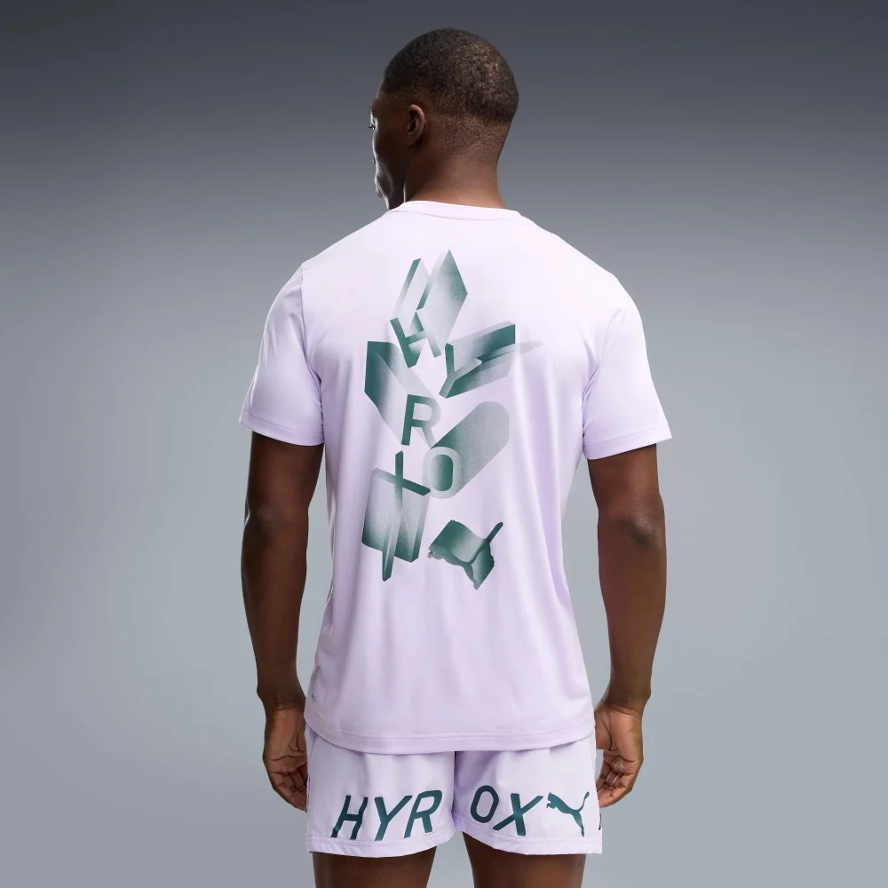 MEN'S POLY GRAPHIC TEE - purple - XS Image 1